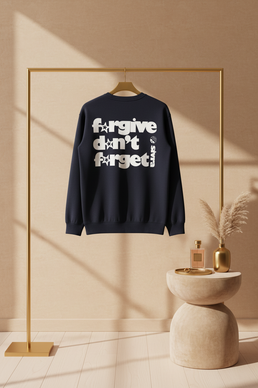f*rgive d*n't f*rget - back [sweatshirt]