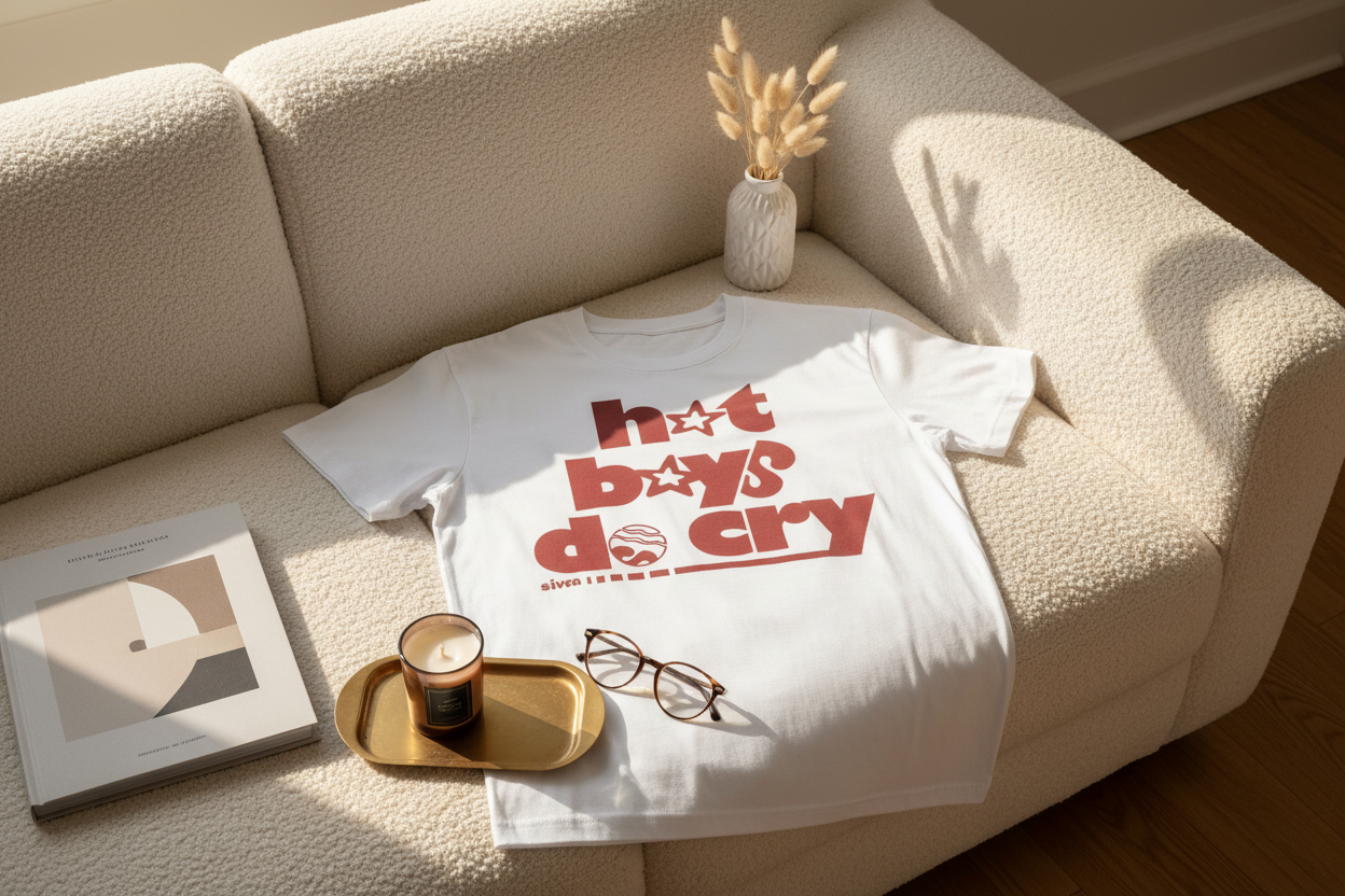 hot boys do cry – Premium Flat Lay
